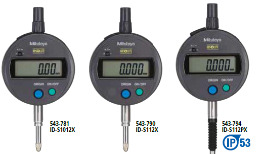 日本三豐Mitutoyo數(shù)顯指示表543-781 ID-S1012X