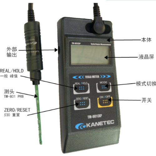 日本KANETEC強力TM-801EXP高斯計