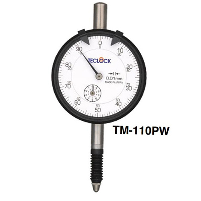 日本得樂TECLOCK防油百分表TM-110PW/指針式百分表